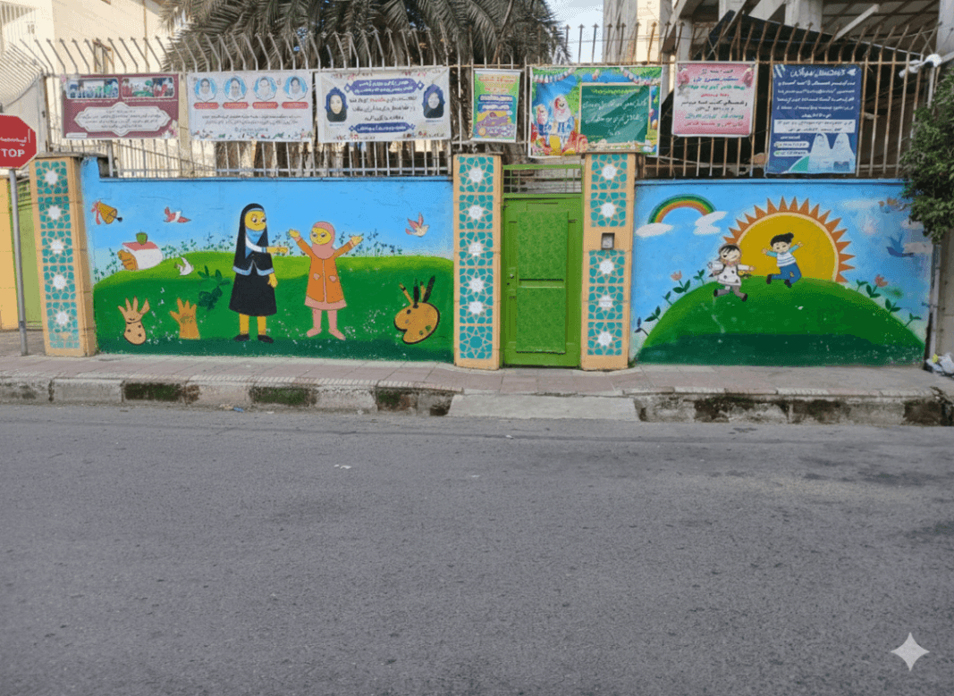 محیط دبستان دخترانه غیردولتی مهرآیین